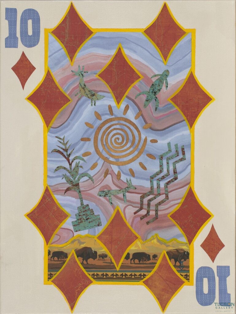 Ten Of Diamonds Petros The Tucson Gallery