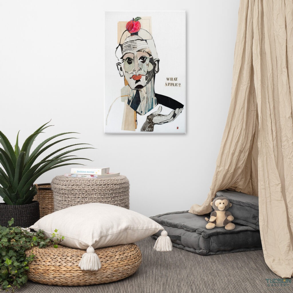 What Apple? by Amy Lynn Bumpus | Wrapped Canvas Print