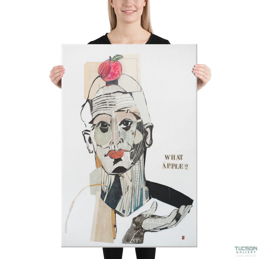 What Apple? by Amy Lynn Bumpus | Wrapped Canvas Print