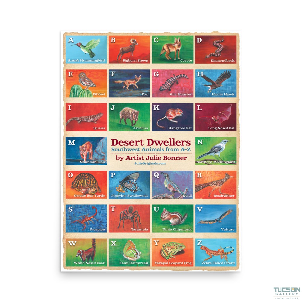 Desert Dwellers by Julie Bonner | Poster