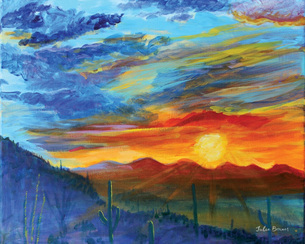 Tucson Evening by Julie Bonner