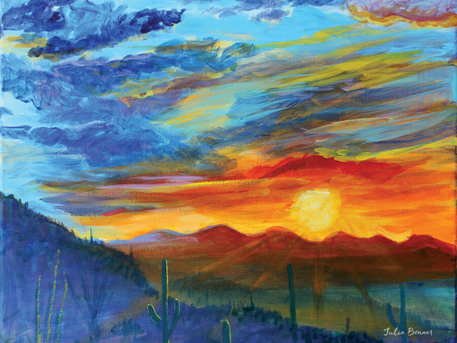 Tucson Evening by Julie Bonner