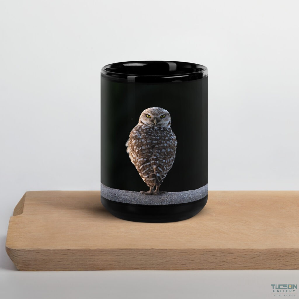 Burrowing Owl by Leslie Leathers Photography | Coffee Mug