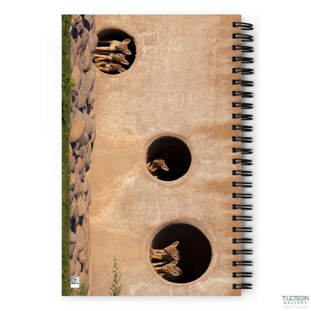 Coyote Condo by Leslie Leathers Photography | Spiral notebook
