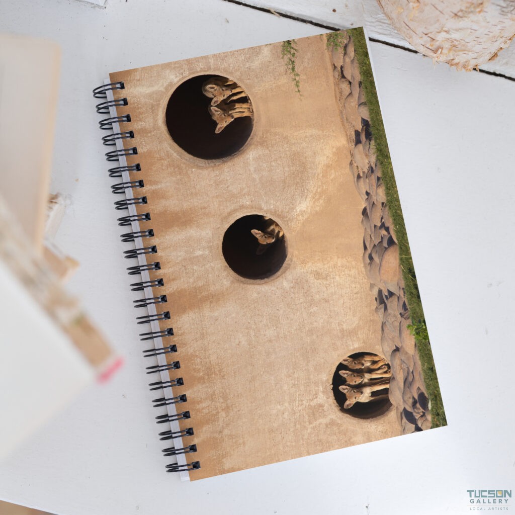 Coyote Condo by Leslie Leathers Photography | Spiral notebook
