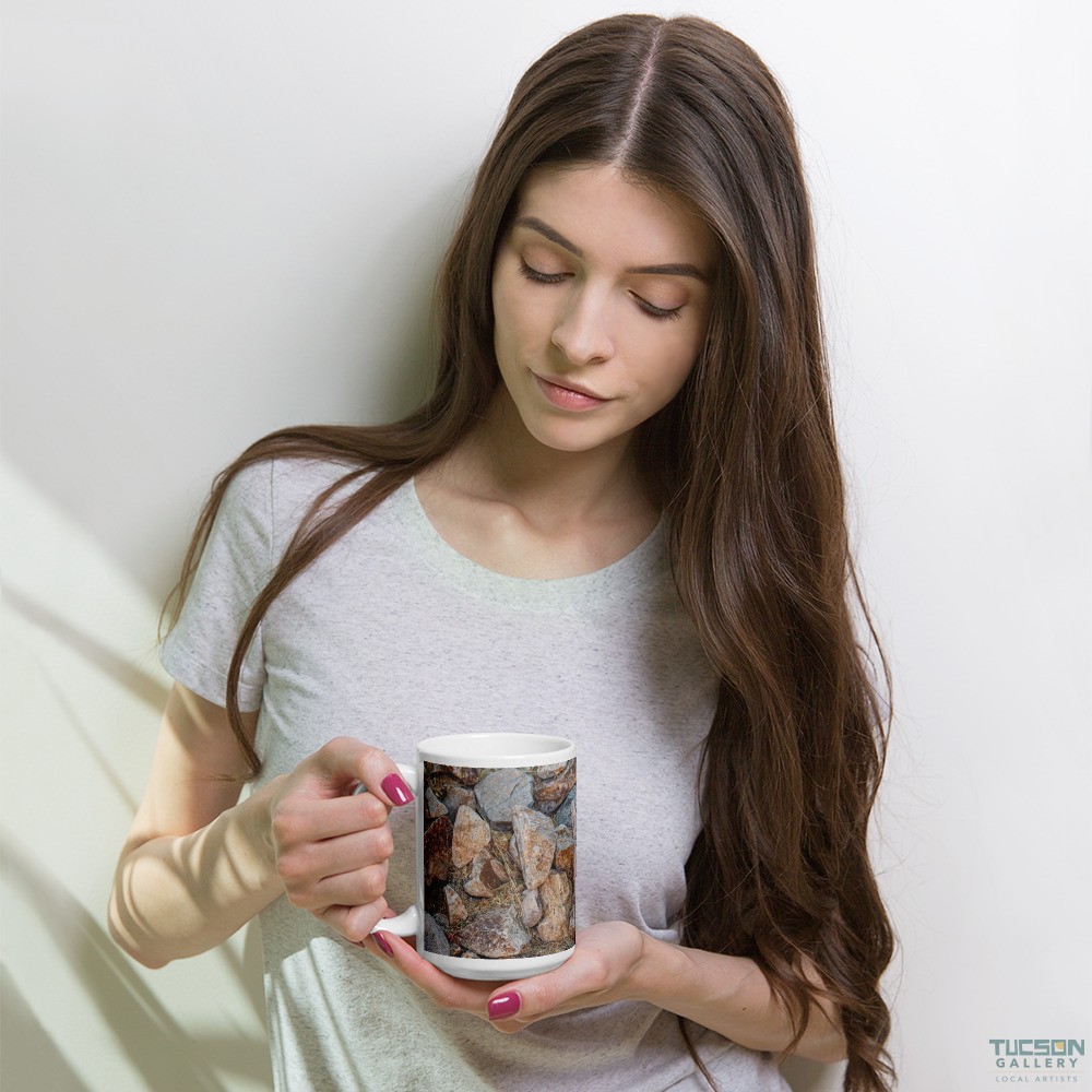 Baby Bobcat by Leslie Leathers Photography | White glossy mug