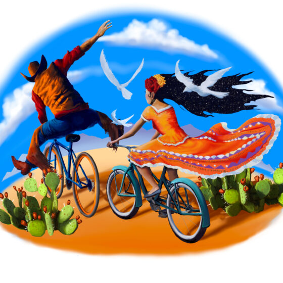 Epic Ride Duo Mural by Joe Pagac