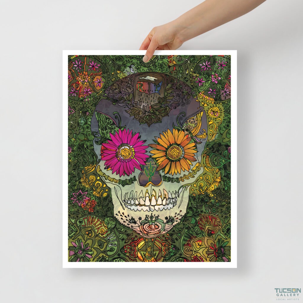Skull by Lauri Kaye | Poster