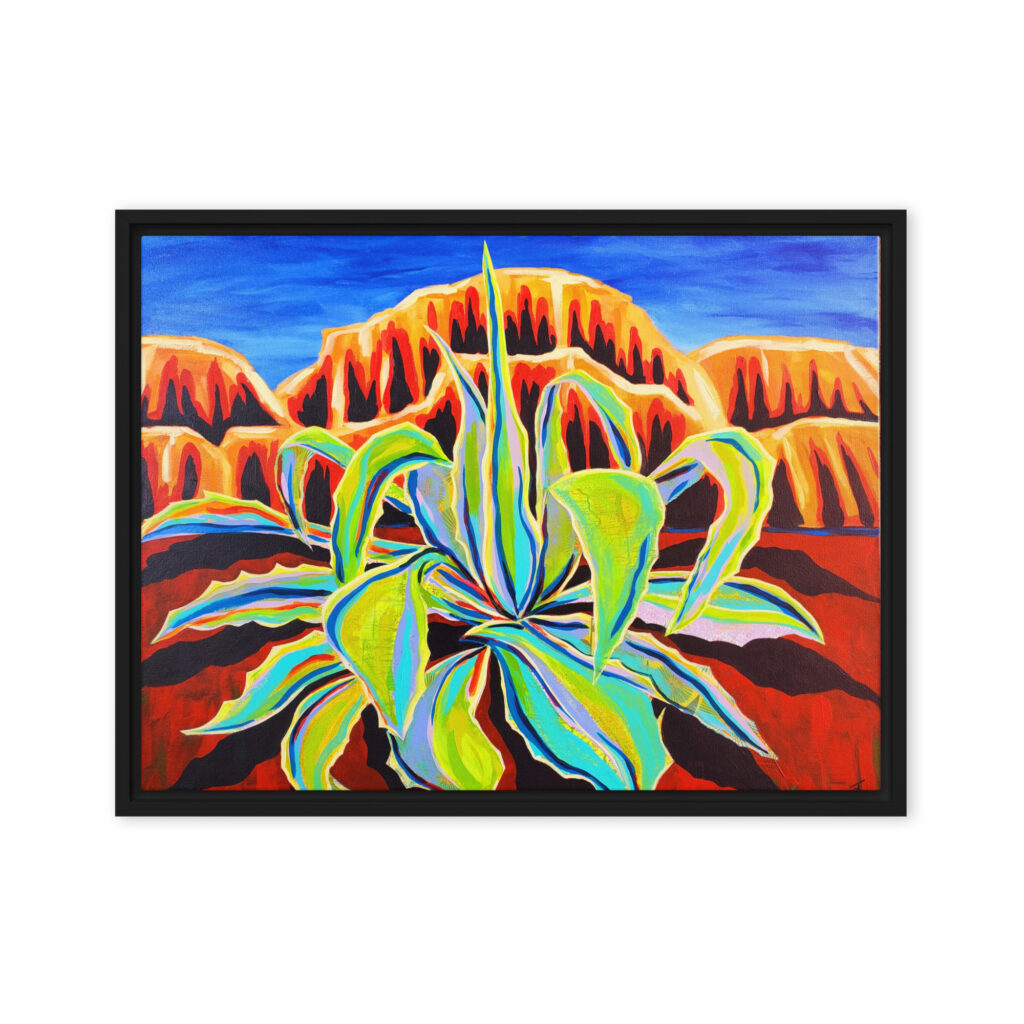 Agave by Suzanne Villella | Framed canvas