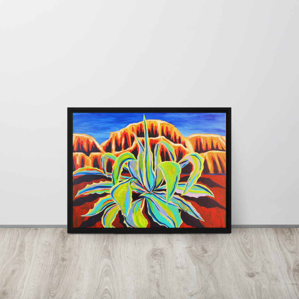 Agave by Suzanne Villella | Framed canvas