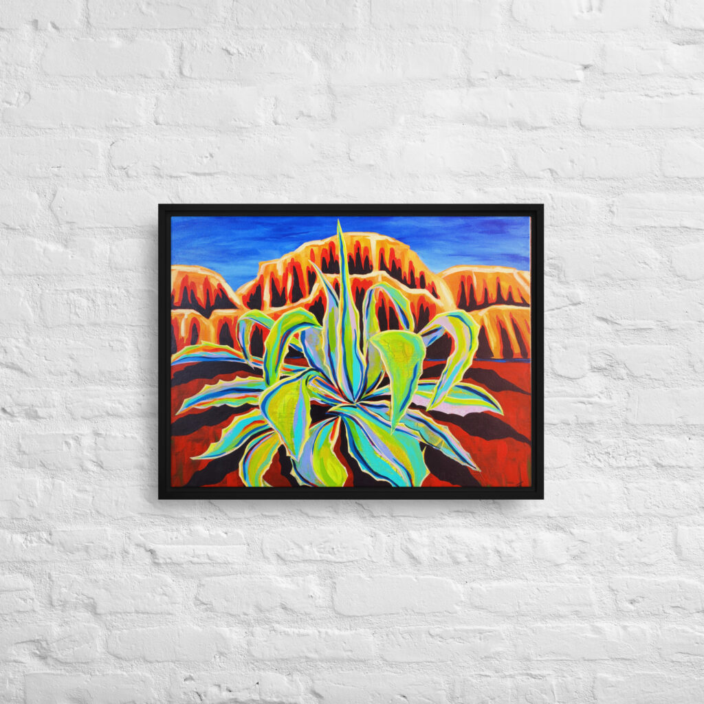 Agave by Suzanne Villella | Framed canvas
