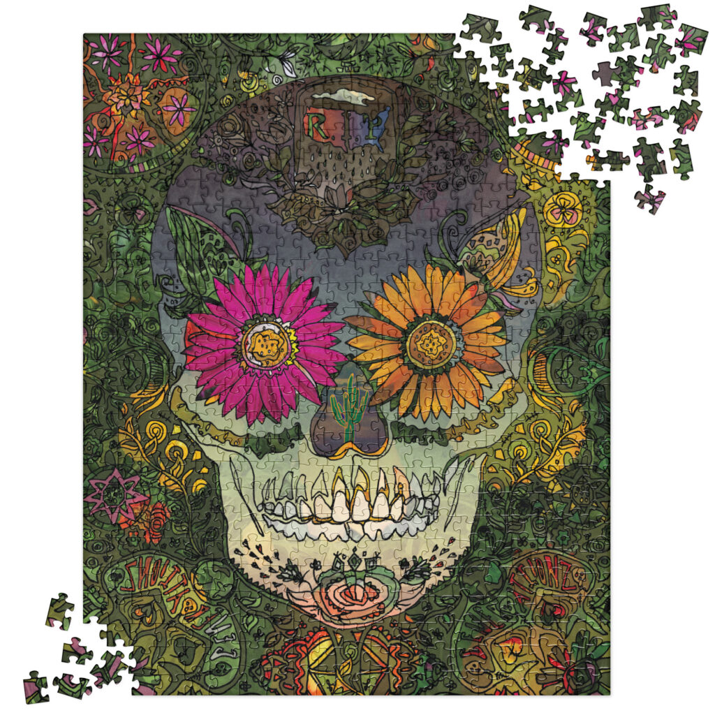 Skull by Lauri Kaye | Jigsaw puzzle