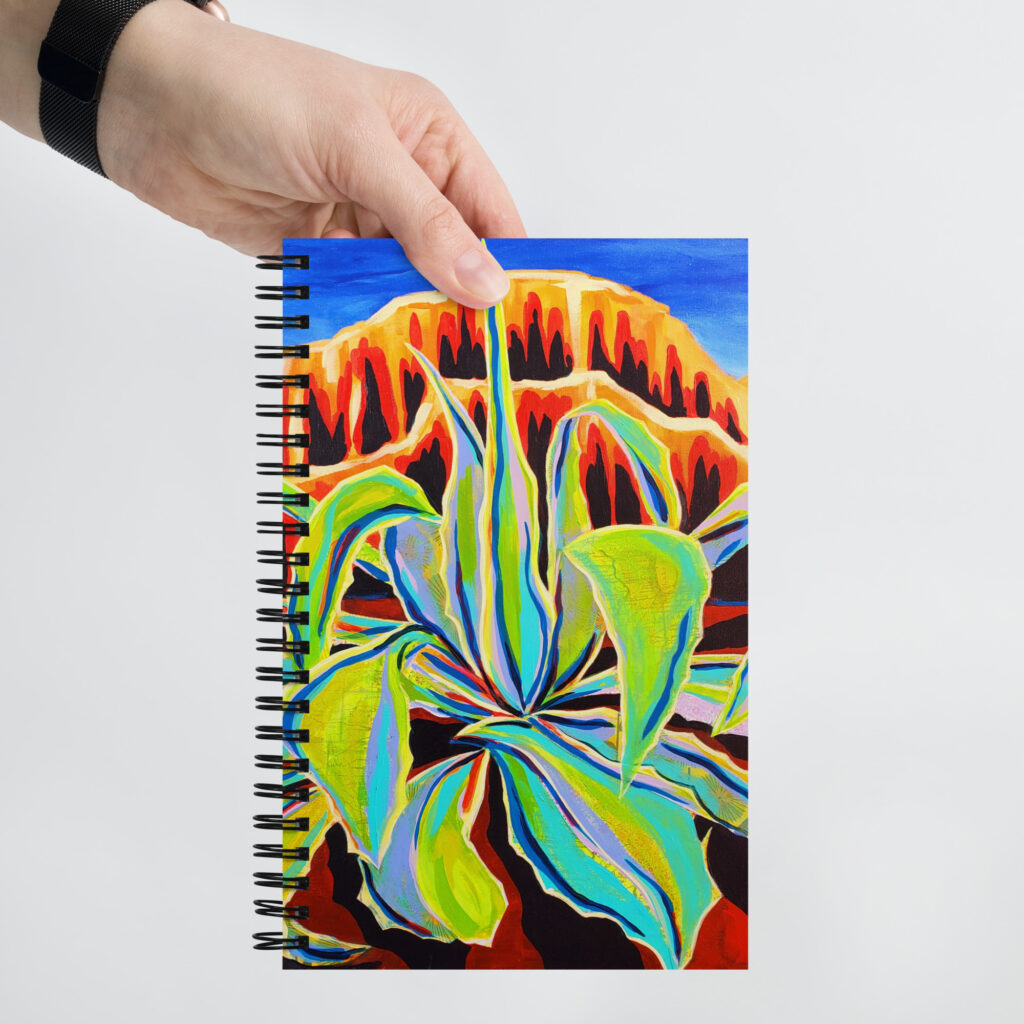 Agave by Suzanne Villella | Spiral notebook
