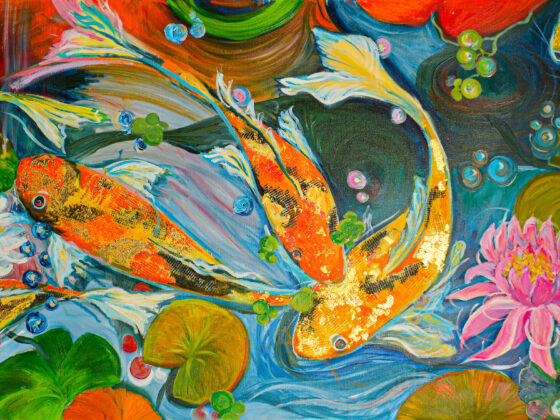 The Koi Pond by Andrea Rodriquez