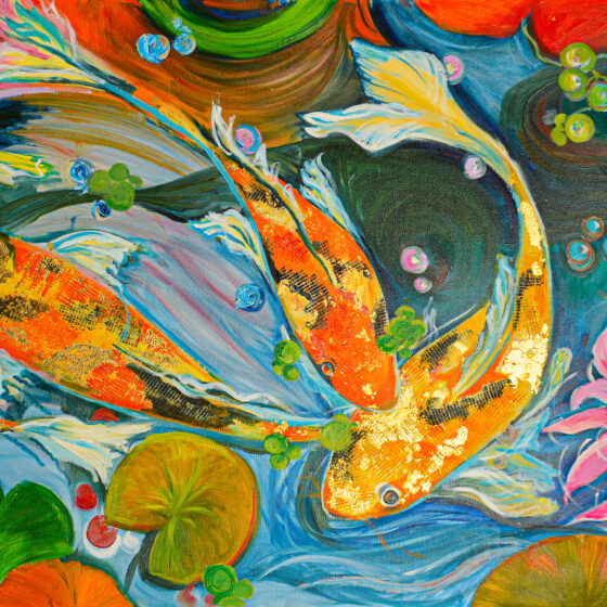 The Koi Pond by Andrea Rodriquez