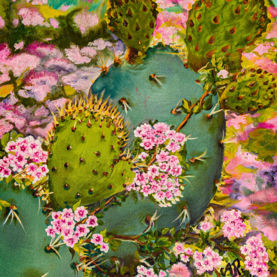 The Pink Floweret Rug