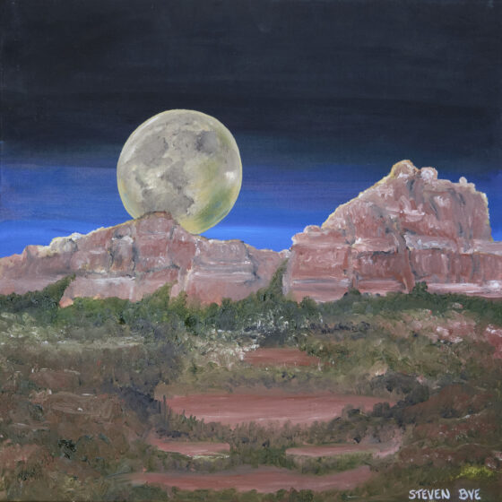 Supermoon by Steven Bye