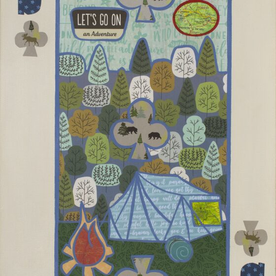 Three of Clubs - Under the Stars