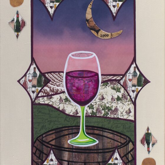 Six of Diamonds - Wine Country by Suzanne Villella