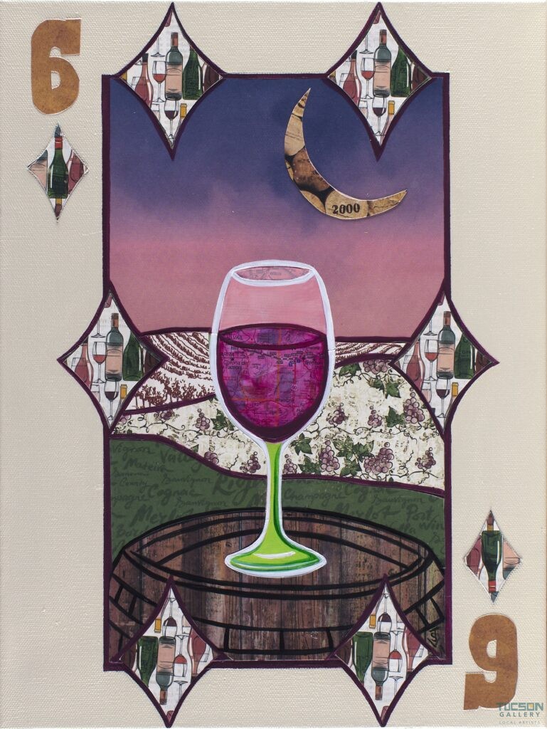 Six of Diamonds - Wine Country by Suzanne Villella