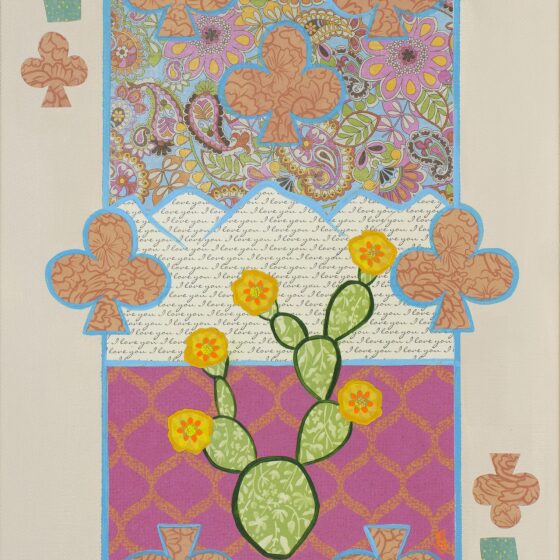 Seven of Clubs - Prickly by Suzanne Villella