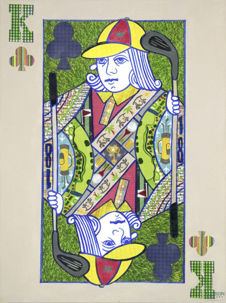 King of Clubs - King of the Course by Suzanne Villella