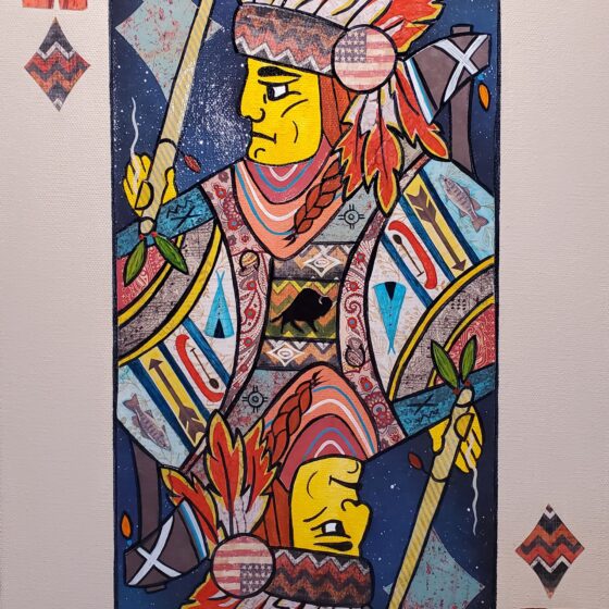 King of Diamonds - King of the Land by Suzanne Villella