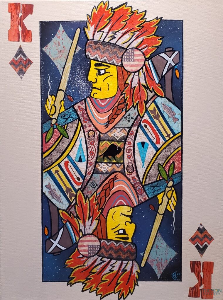 King of Diamonds - King of the Land by Suzanne Villella