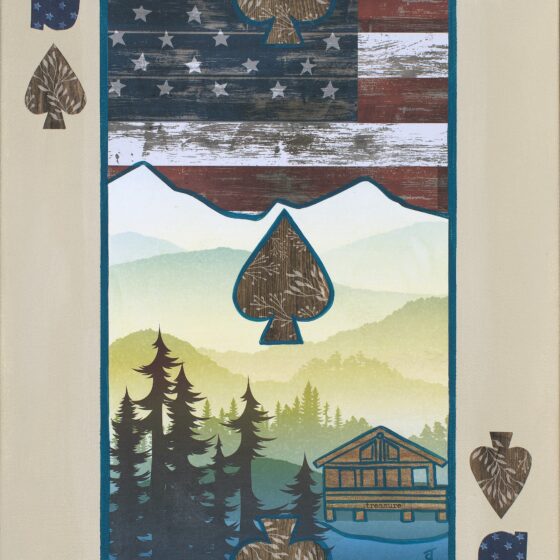 Three of Spades - Treasure by Suzanne Villella