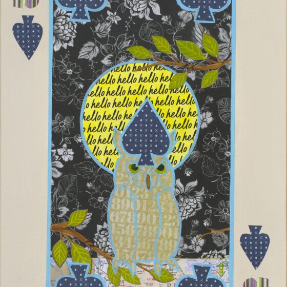 Five of Spades - Wise Knight by Suzanne Villella