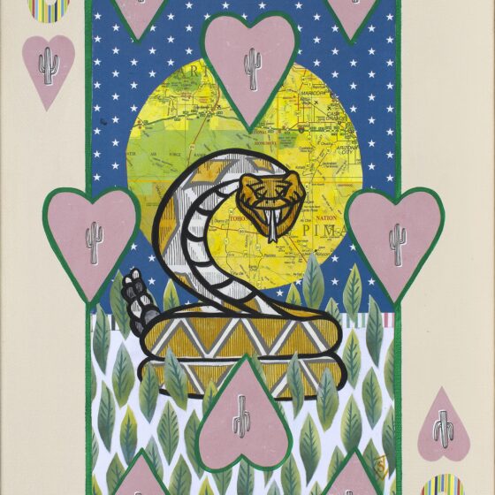 Eight of Hearts - Slither by Suzanne Villella