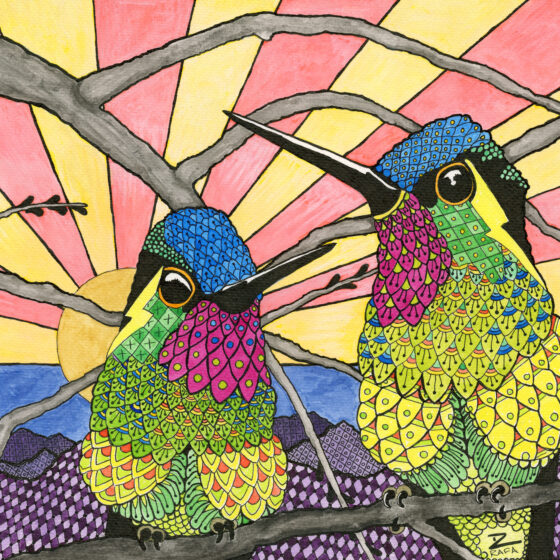 Chuparosa by Ralph Philabaum