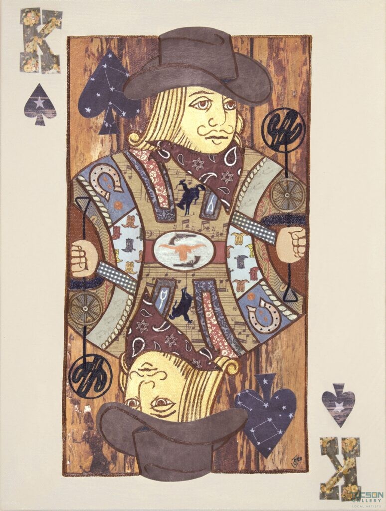 King of Spades - Cowboy King by Suzanne Villella