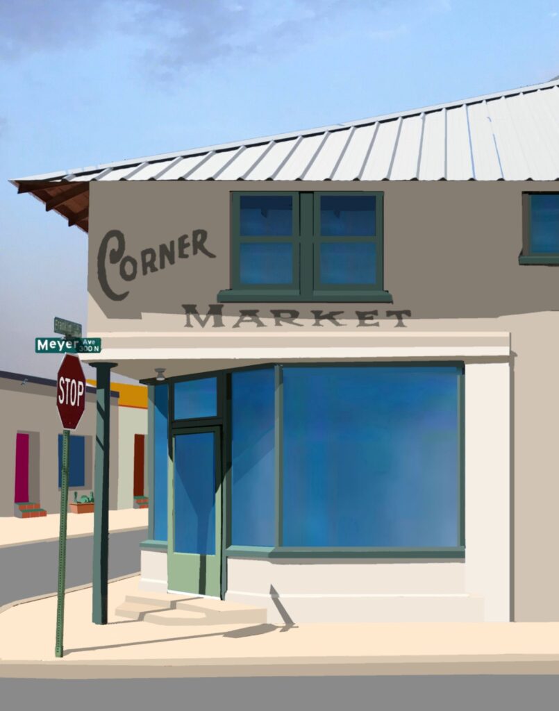 Corner Market by Mike Berren