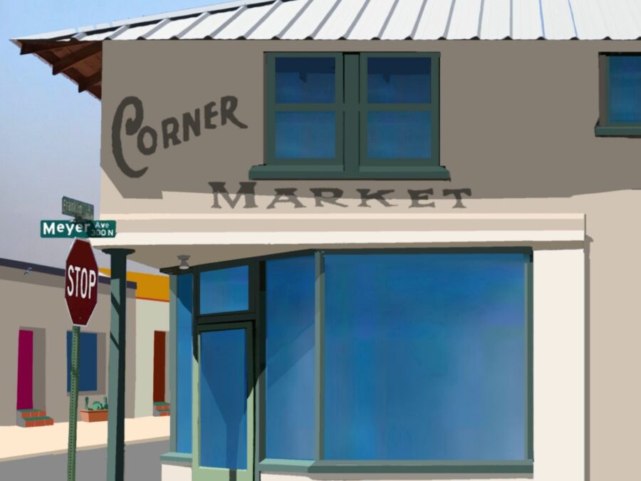 Corner Market by Mike Berren