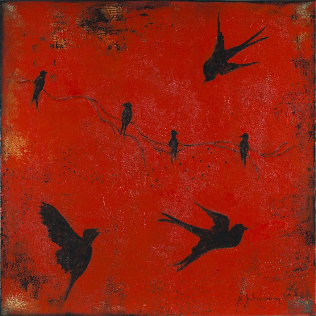 Black Swallows Red by Christine Zabramny