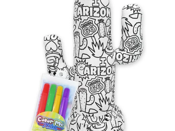Customizable Color Me Cactus with Arizona and Tucson-inspired designs, a creative gift or souvenir.