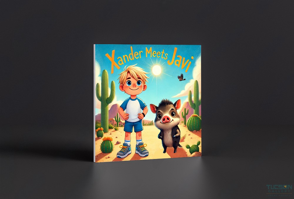 3D Book Cover - Xander Meets Javi