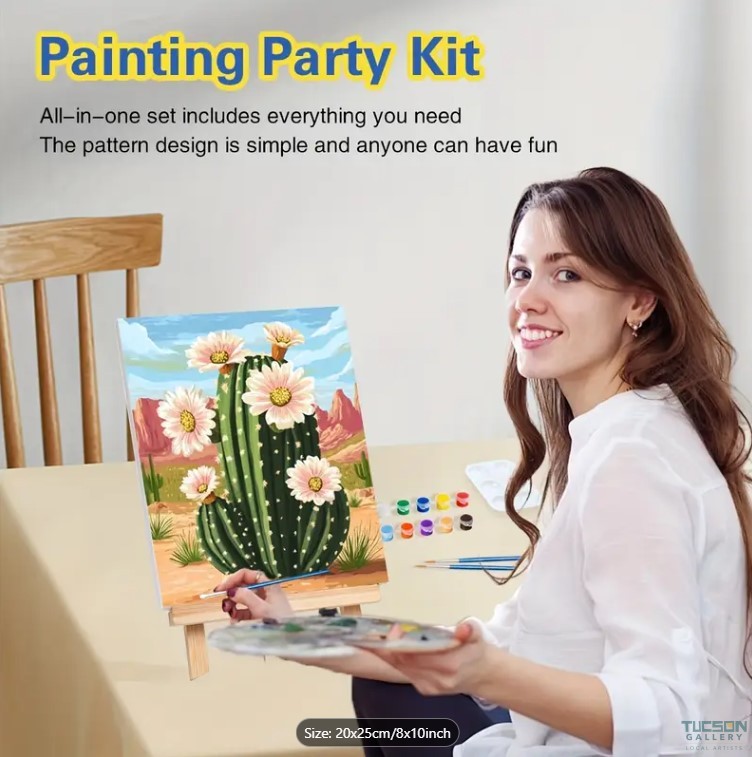 Tucson Gallery Paint and Sip Party Kits