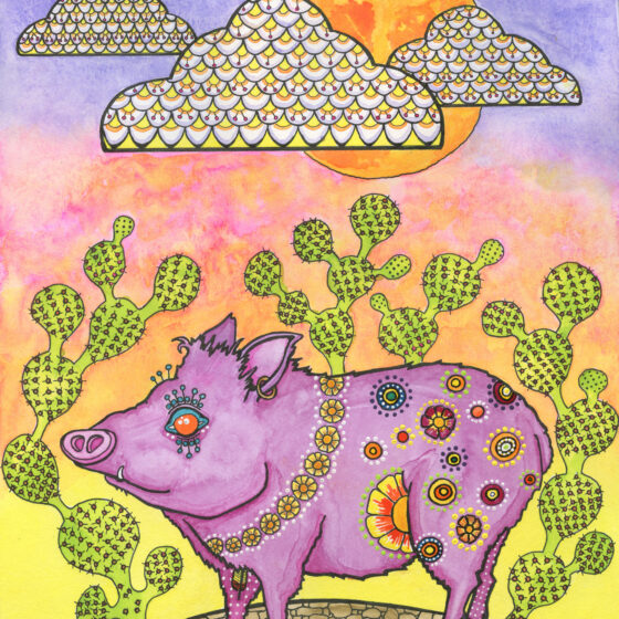 Gregory Peccary by Ralph Philabaum