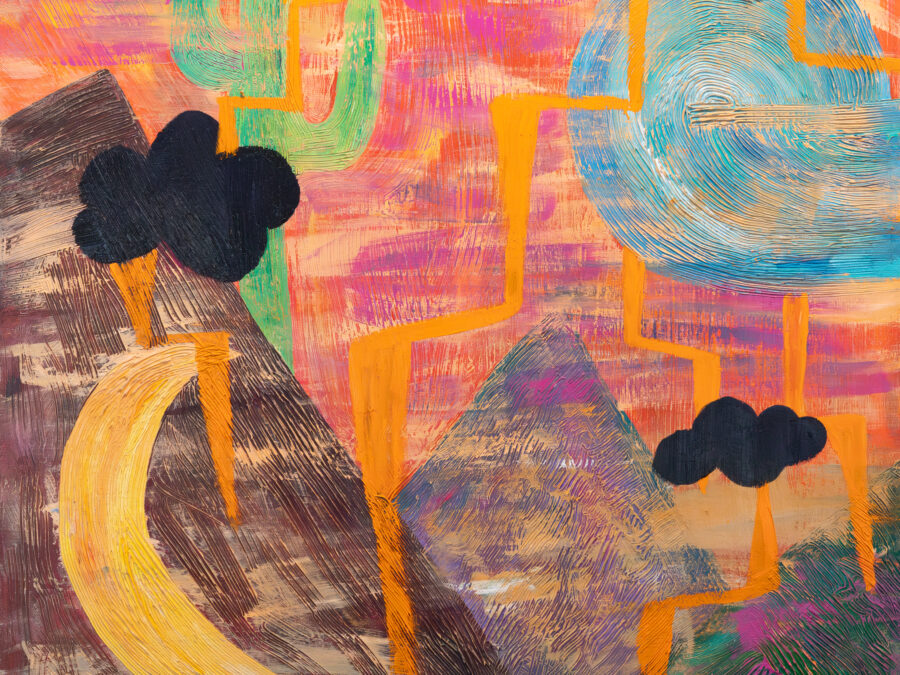 The Texture of a Desert Storm